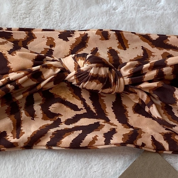 New! Stone Fox Swim Lele knotted nadeau bikini top 19654 - Picture 9 of 12